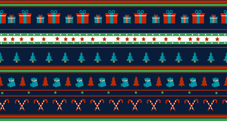 Christmas Pattern Elements Collection