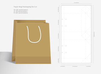 Elegant Paper Shopping Bag Template