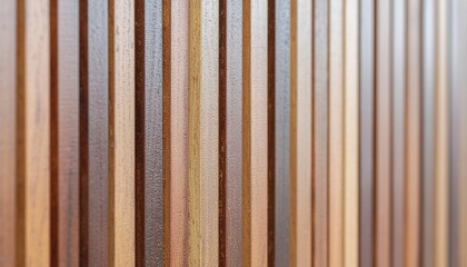 Obraz premium Wood Slats Wall Detail.