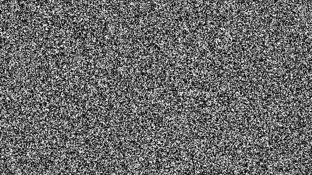 Television turn off reveals static noise in three horizontal bands after the tv shuts down. suitable for media, entertainment, technology, television, background, retro, glitch, and disruption concept