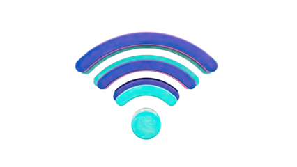 3D Wi-Fi Symbol Icon