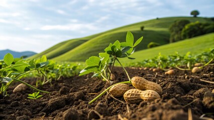 Peanut (groundnut) plantation