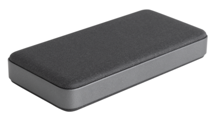 Black power bank mockup png digital device