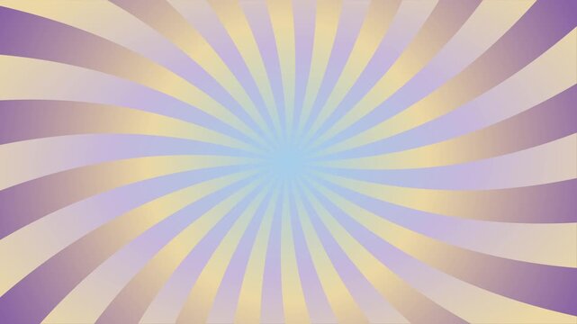 Vintage swirling radial pattern Sunburst Animated Background Pattern