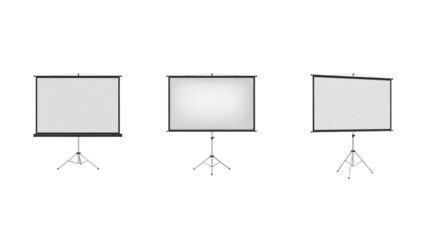 Projector Screen on transparent background,png