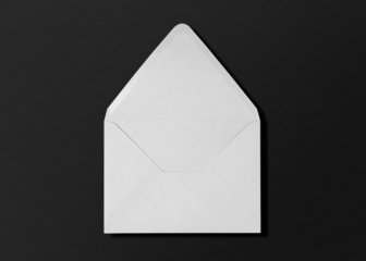 Envelope mockup png transparent, business branding stationery