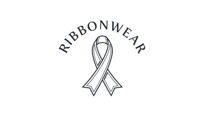 Awareness Ribbon Logo Design Element.