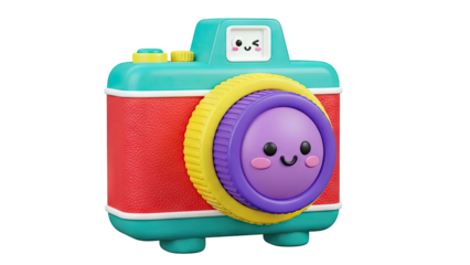 Cute 3D Cartoon Camera