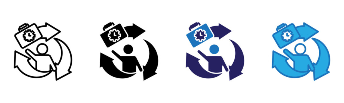 Consistency Icon Multi Style Vector Illustration