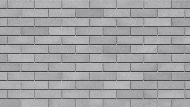 Gray brick wall texture a seamless pattern of rectangular building blocks
