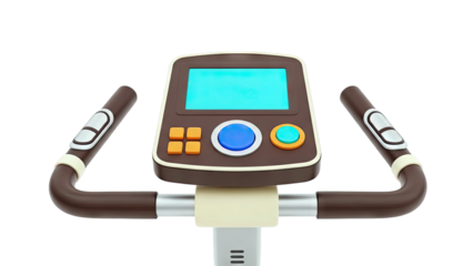 Exercise Bike Console and Handlebars