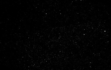 Fototapeta premium Space star shape sky night background, black starry cosmos abstract pattern dark blue science, textile cosmic galaxy astronomy decoration fantasy wallpaper landscape.
