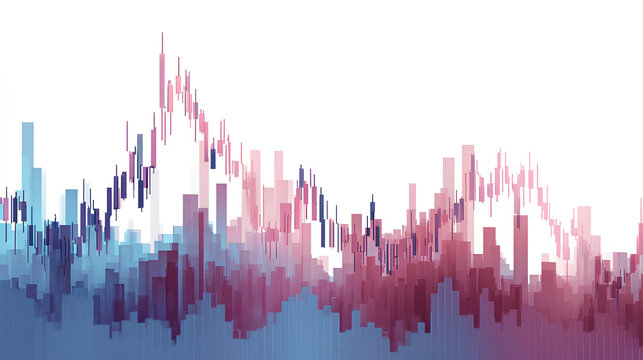 Growth business strategy stock market chart investment trading graph growth business analytics financial chart white background - Powered by Adobe