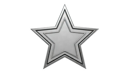 Obraz premium Silver Star Emblem