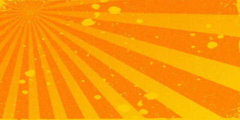 Fototapeta premium sun with rays illustration, old paper with stains.eps.10.