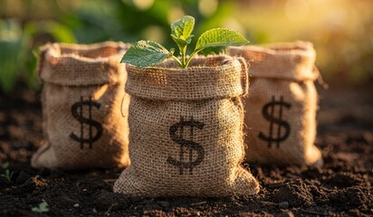 concept of financial growth