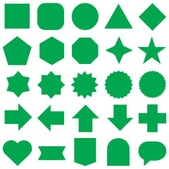 Obraz premium A clean vector illustration of green recycling and eco icons with arrows and symbols representing nature, reuse, and environmental conservation