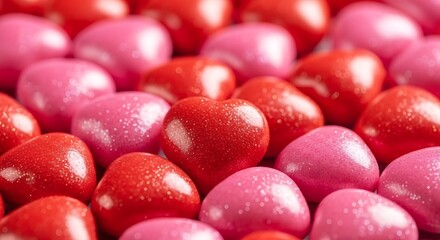 Heart-Shaped Candies - A Valentines Day Delight.