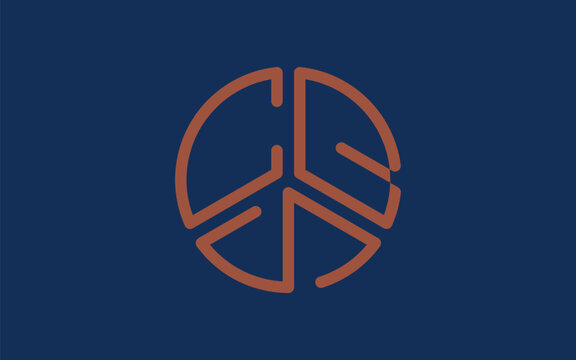 CBS sleek letters monogram logo enclosed in a clean circular frame with thin line. The minimalist, modern, professional, and balanced identity design. Suited for corporate or personal branding.