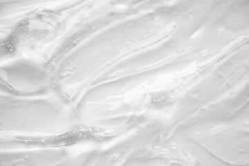 Transparent clear liquid serum gel cosmetic texture background