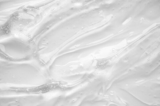 Transparent clear liquid serum gel cosmetic texture background