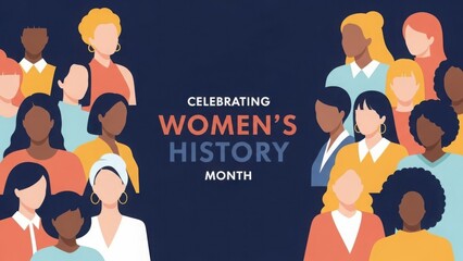 Celebrating women's history month: a diverse and empowering illustration of global womanhood