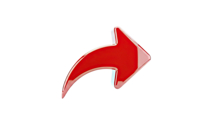 3D Red Share Icon