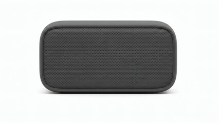 Obraz premium Compact Bluetooth Speaker Mockup on White Background