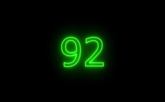  countdown timer animation from 100 to 0 second animation on black background with alpha channel, 100 second countdown timer, special offers on promotional materials. Countdown video 4k video