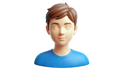 3D Cartoon Boy Avatar