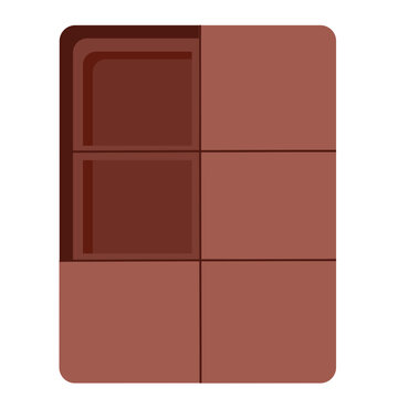 Chocolate bar sixths ideal for teaching 1/6, homework sheets, and playful children&rsquo;s fraction learning illustrations.