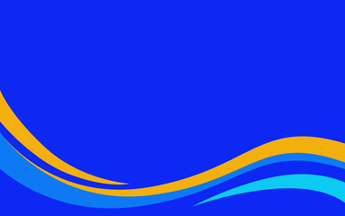 abstract background with blue waves