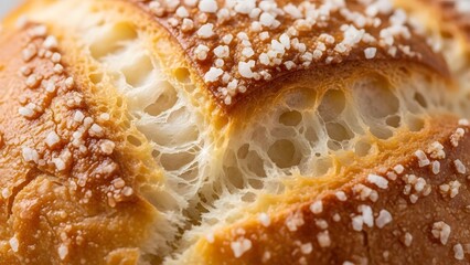 Golden Pretzel Roll: Close-Up of a Delicious Baked Treat