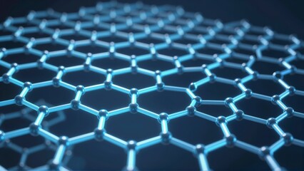 Obraz premium Close up view of a microscopic cellular structure with glistening particles within its pores