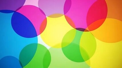 Vibrant colorful circles background texture.