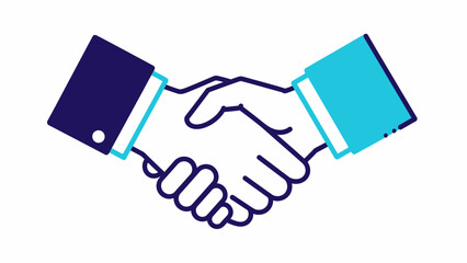 Two hands shaking in a gesture of agreement and partnership, symbolizing trust and collaboration in business.