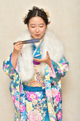 振袖の女の子