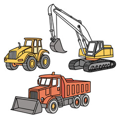 Construction vehicles © boi