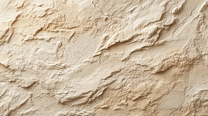 Textured Plaster Wall Beige and Brown with Rough Wavy Patterns Decorative Interior Finish and Neutral Color Palette for Backgrounds and Design Elements