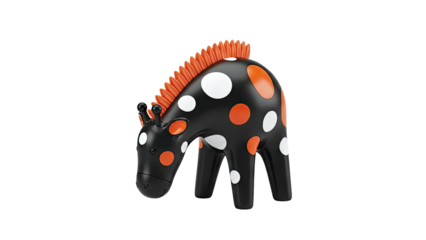Polka Dot Giraffe Sculpture