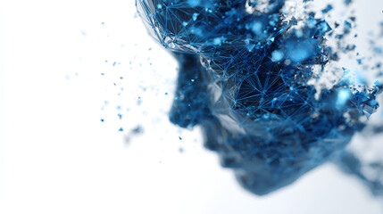 Big data technology data science analysis artificial intelligence generative ai deep learning machine learning algorithm neural flow network analytics innovation abstract futuristic 3d rendering