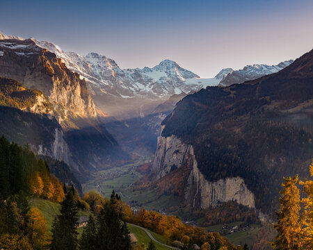View of the Jungfrau from Wengen