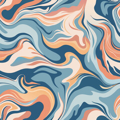 Fototapeta premium Marble acrylic seamless pattern background.