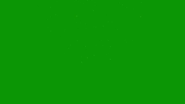 Sparkle twinkle star animation featuring smooth glowing light motion, flat vector doodle elements, soft shining effects on green screen chroma key for magical video overlays