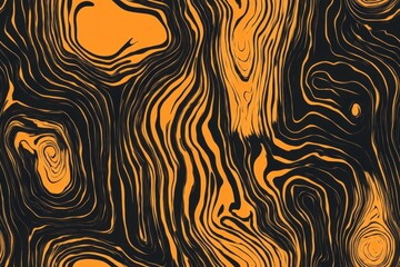 Abstract design with swirling, organic patterns. Seamless pattern.