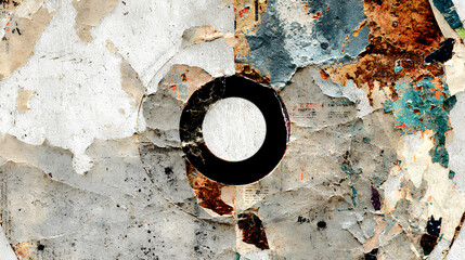 Distressed music cd cover overlay set album cover design grunge scratch square frames torn shrink texture vinyl or photo grunge frame templates with colorful stickers stock vector on white background