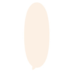 Fototapeta premium タイトルや説明に使えるシンプルな手描きの吹き出しイラスト オフホワイト