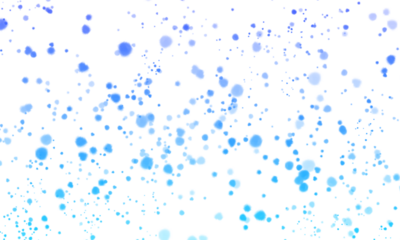 Blue Ink Splat. Paint Splash. Messy Spots. An isolated PNG clip art on a transparent background of various blue ink splatters and spots for grunge backgrounds or artistic project elements.