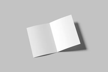 Bifold Brochure Blank Mockup