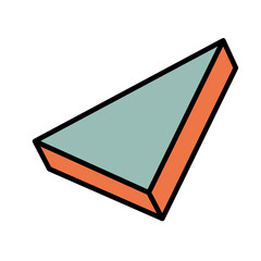 Abstract Geometric Shape Illustration